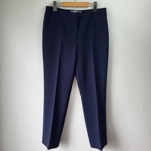 Karl Lagerfeld blue straight leg trousers.  Size 10